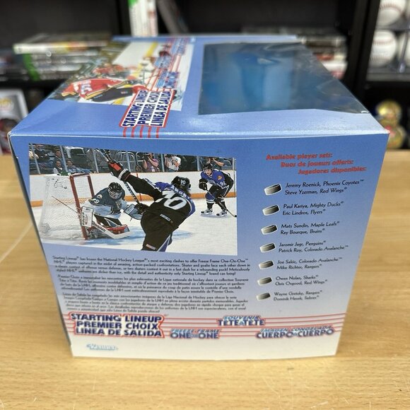 Starting Lineup Freeze Frame One on One Jagr vs Roy 1997 Never Opened READ - Picture 4 of 8
